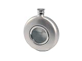 Personalized Stainless Steel and Glass Flask with Free Engraving & Shipping