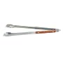 Outset QB22 Extra-Long Stainless-Steel Barbecue Tongs with Rosewood Handles