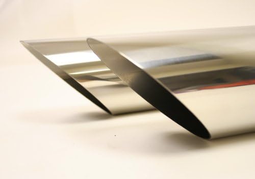 Yonaka 2.25" Inlet 3.5" Outlet Angled Cut Universal Stainless Steel Exhaust Tips