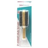 Salon Elements 2-Sided Club Brush Soft & Hard (Pack of 12) # Se801