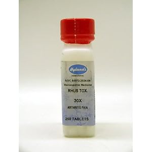 Rhus Tox - 30X-250 tabs Brand: Hylands (Standard Homeopathic)