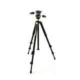 Bogen Manfrotto Wilderness 055XDB Tripod (Black) Outfit with 804RC2 Pan Tilt Head
