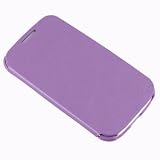 Leather Pouch Flip Case Cover for Samsung Galaxy S3 III i9300, Purple