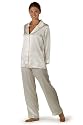 Silk Pajamas for Women - Available in Natural White, Barely Pink, Pewter, or Black - Morning Dew - The Ultimate in Luxury Pajamas Sleepwear - A Gift Like No Other for Women