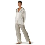 White Silk Pajamas Women's Sleepwear - Available in Natural White, Barely Pink, or Pewter - Morning Dew - The Ultimate Luxury Pajamas - A Unique Christmas Gift for Women