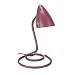 Lite Source LS-2608FCH Swirl Metal Desk Lamp, Metallic Fuchsia