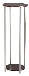 Adesso Lighting HX4875-15 Madrid Pedestal, Walnut