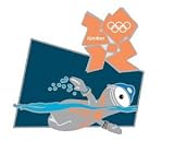 Summer Olympics London 2012 England Olympic Games Wenlock Mascot Swimming Pin