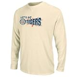 Detroit Tigers Cooperstown Hustle Long Sleeve Natural Thermal Shirt - M