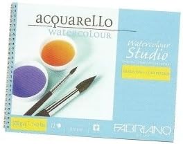 Fabriano : Watercolour : Spiral Pad : 9x12in : 300gsm : 12 Sheets : Not