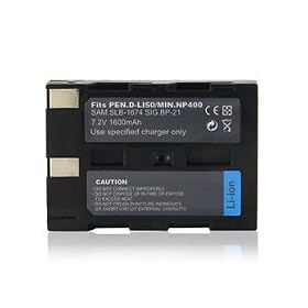 7.4V 1600mAh Lithium Battery for Pentax K10D, K20D Digital Camera (Black) + Worldwide free shiping
