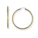 Large (L) Size Thick 14k Gold 1 5/8" (40mm) Hoop Earrings, HypoAllergenic
