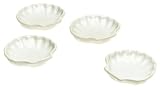 Emile Henry Miniature Shell Dishes, Set of 4, White