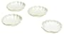 Emile Henry Miniature Shell Dishes, Set of 4, White