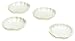 Emile Henry Miniature Shell Dishes, Set of 4, White