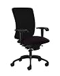 Izzy Paige, Synchro Tilt, Full Back Chair (Black Fabric)