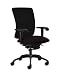 Izzy Paige, Synchro Tilt, Full Back Chair (Black Fabric)