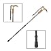 Sporting Goods : LEKI Wanderfreund Antishock Trekking Pole - 1 Pole Black, 63-120cm