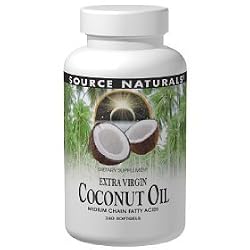 Source Naturals Coconut Oil Extra Virgin, 240 Softgels