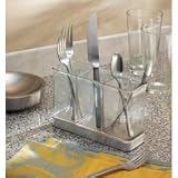 Forma Flatware (Acrylic/ Brushed Steel) (5H x 7.5W x 2.75D)