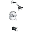 Kohler K-T3954: Devonshire® Rite-temp® Pressure-balancing Bath And Shower Faucet Trim - Polished Chrome