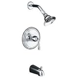 1 Handle Lever Pressure Balance Tub and Shower Trim Devonshire Polished Chrome