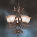 Kichler Tannery Bronze/Gold Accent Larissa Chandeliers Mid Sized