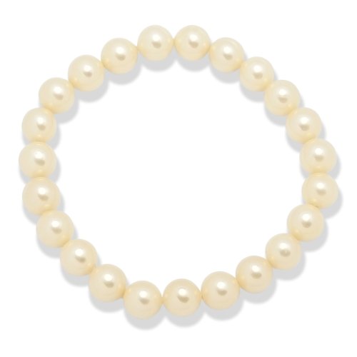 Valero Pearls Perldor Damen-Armband Sdsee-Muschelkernperlen beige 19 cm 60650078 Preisvergleich