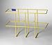 MSDS Binder Holder Rack, 4, Yellow, 1 Rack, mountable