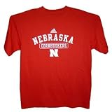 Nebraska Cornhuskers Official Practice NCAA T-Shirts (Red) (Large)