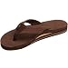 Womens Rainbow Sandals Premier Leather Double Stack Wide Strap Expresso Large (7.5 - 8.5)