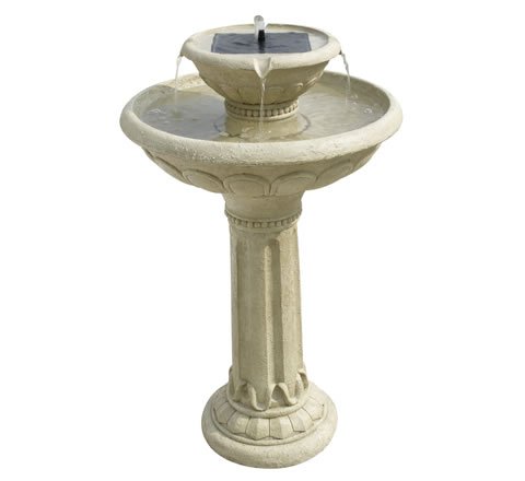 Kensington Gardens Two-Tier Solar Fountain