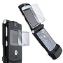 Motorola Razr V3xx LCD (Outer and Inner) Premium Reusable Screen Protector with Lint Cleaning Cloth By Ikross