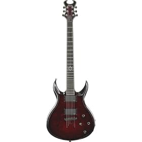 Schecter Devil Custom Electric Guitar Blood Red Burst (BRB)