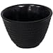 Set of 4 Black Cast Iron Tea Cups