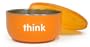 Thinkbaby BPA Free Cereal Bowl, 6 Months, Orange