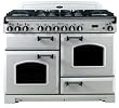 AGA ALEBS-44-DF-CD-VWT Legacy Dual Fuel 44in Range Cathedral Doors Vintage White w/Classic Handles