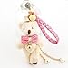 Earphone Jack Accessory Love Heart Beige Bear Pink Braided Rope Crystal Pearls / Dust Plug / Ear Jack For For Iphone 4 4S / Samsung / iPad / iPod Touch / Other 3.5mm Ear Jack