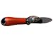 Greenwald Brands Kitchen Monster Pizza Cutter With Soft Grip Handle, Red