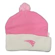 NFL CUFF BEANIE KNIT HAT NEW ENGLAND PATRIOT WOMEN PINK