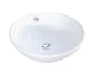 Elements of Design EV4129 Designer Fauceture Perfection Vitreous China Bathroom Vessel, White