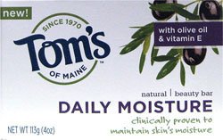 TOM'S OF MAINE Daily Moisture Beauty Bar Soap 4 OZ