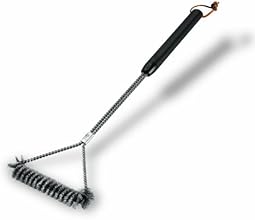 Weber 6493 3-seitige Grillb&uuml;rste mit Edelstahlborsten, 53 cm
