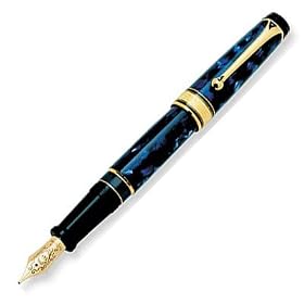 Aurora Pens Optima Auroloide Fountain Pens Blue, Green, or Burgundy
