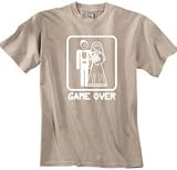 GAME OVER Married T-shirt - Sandstone Color