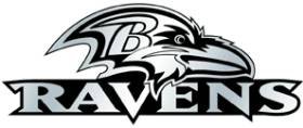Baltimore Ravens Silver Car Emblem