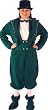 Deluxe Velvet Leprechaun Costume (See details - Hat included, but buckles and shoes are not)