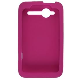 HTC Silicone Skin - Retail Packaging - Raspberry: Cell Phones &amp; Accessories
