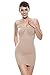 Franato Women's Underwire Cups Firm Control Strapless Full Slip