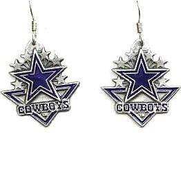 NFL Dallas Cowboys Cast Dangle Earrings